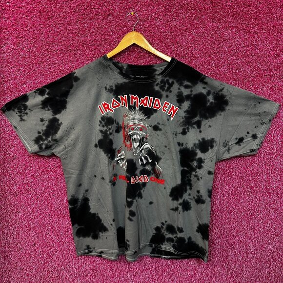 Iron Maiden a Real Dead One Tie Dye Tshirt size 2x - Picture 1 of 4